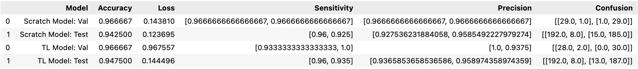 Results COVID-19 CT Scan Diagnosis